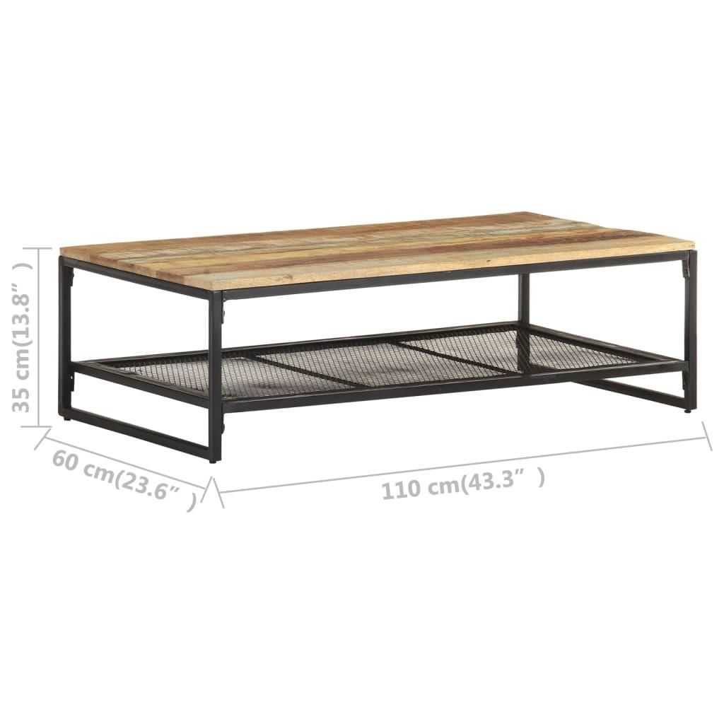 VidaXL Table basse bois  