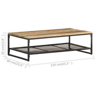 VidaXL Table basse bois  