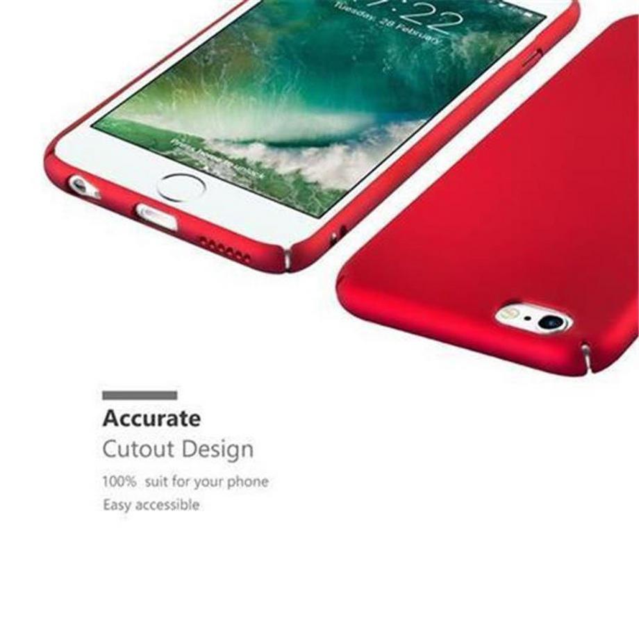 Cadorabo  Hülle für Apple iPhone 6  6S Hard Case in Metall Optik 