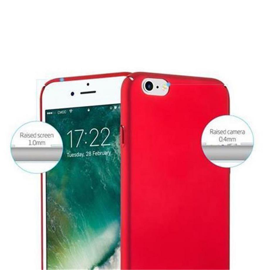 Cadorabo  Hülle für Apple iPhone 6  6S Hard Case in Metall Optik 