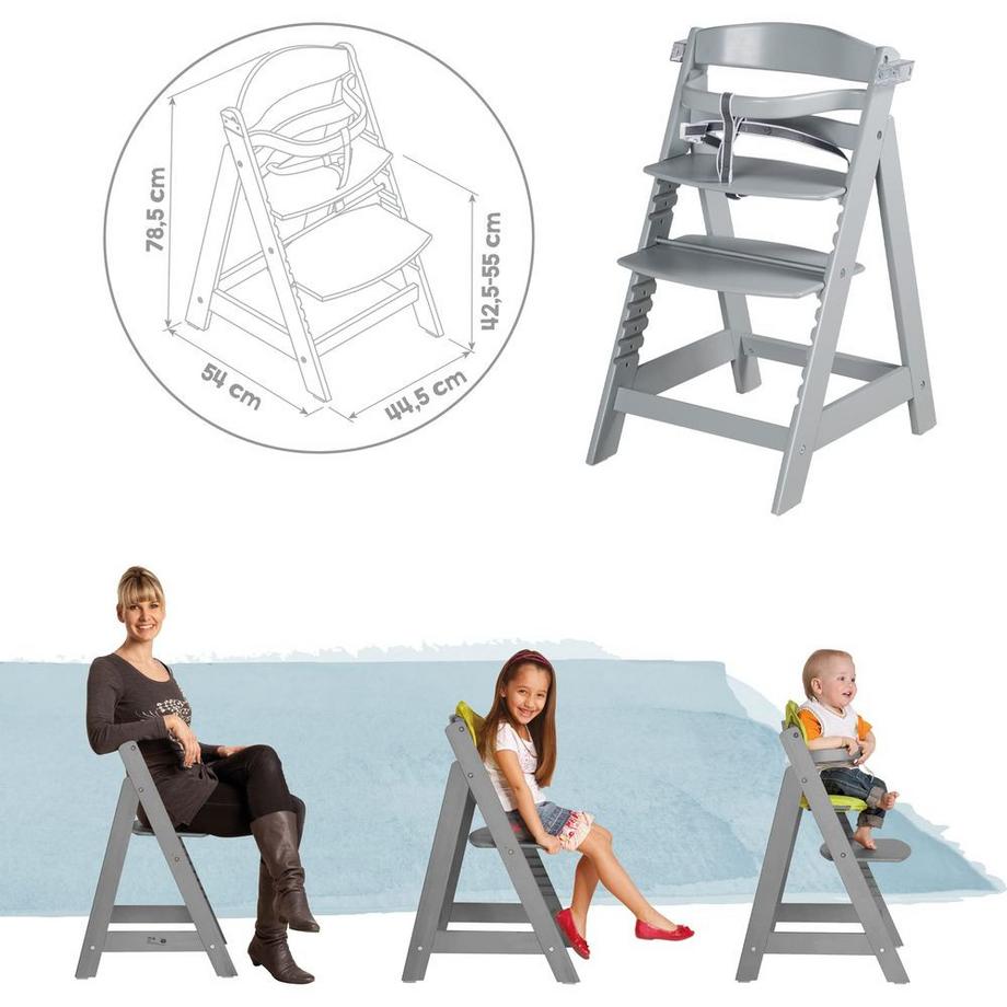 roba  Treppenhochstuhl Sit Up Click & Fun taupe 