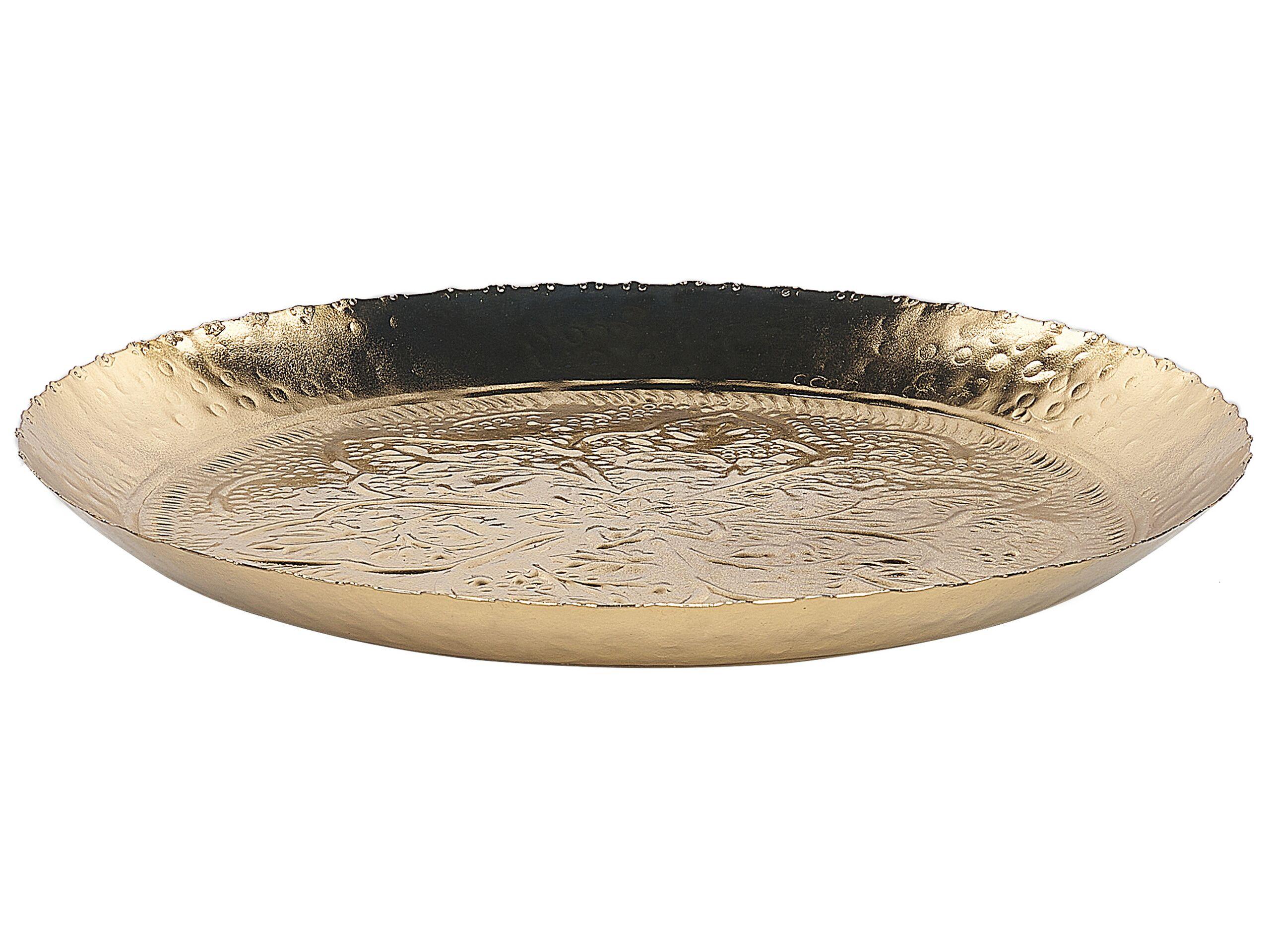 Beliani Dekotablett 2er Set aus Eisen Glamourös SADANE  