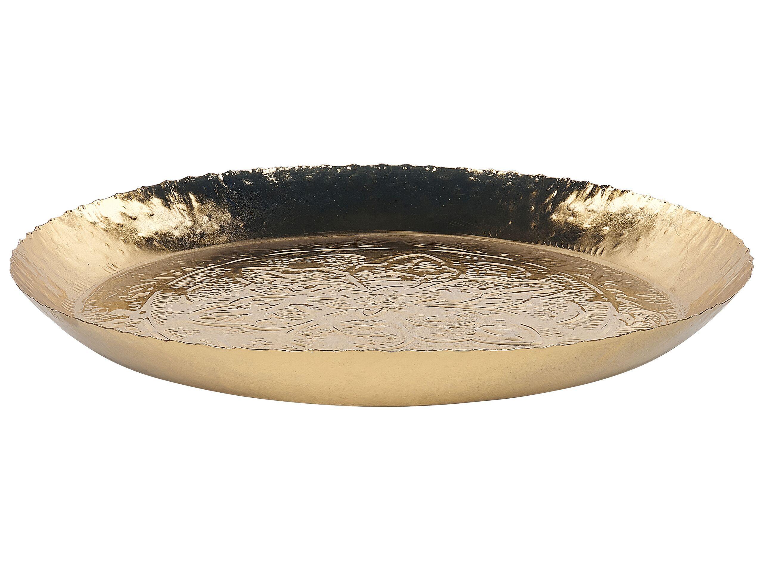 Beliani Dekotablett 2er Set aus Eisen Glamourös SADANE  