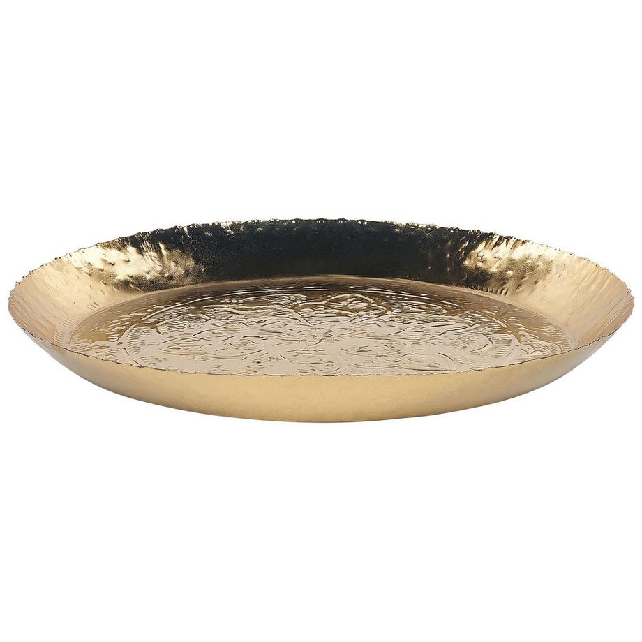 Beliani Lot de 2 boîtes à bibelots en Métal Glamour SADANE  