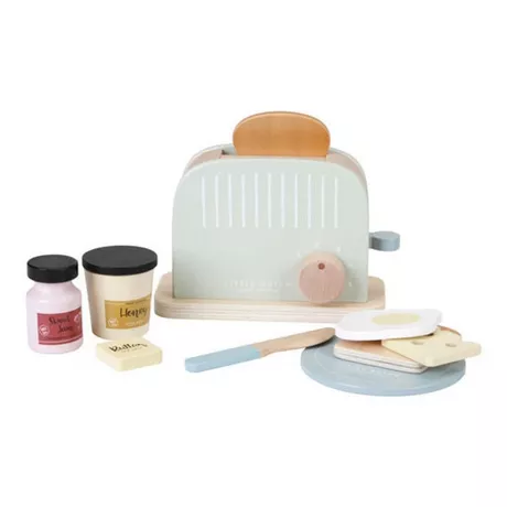 Little Dutch  Holz Toaster Set 10-teilig FSC 