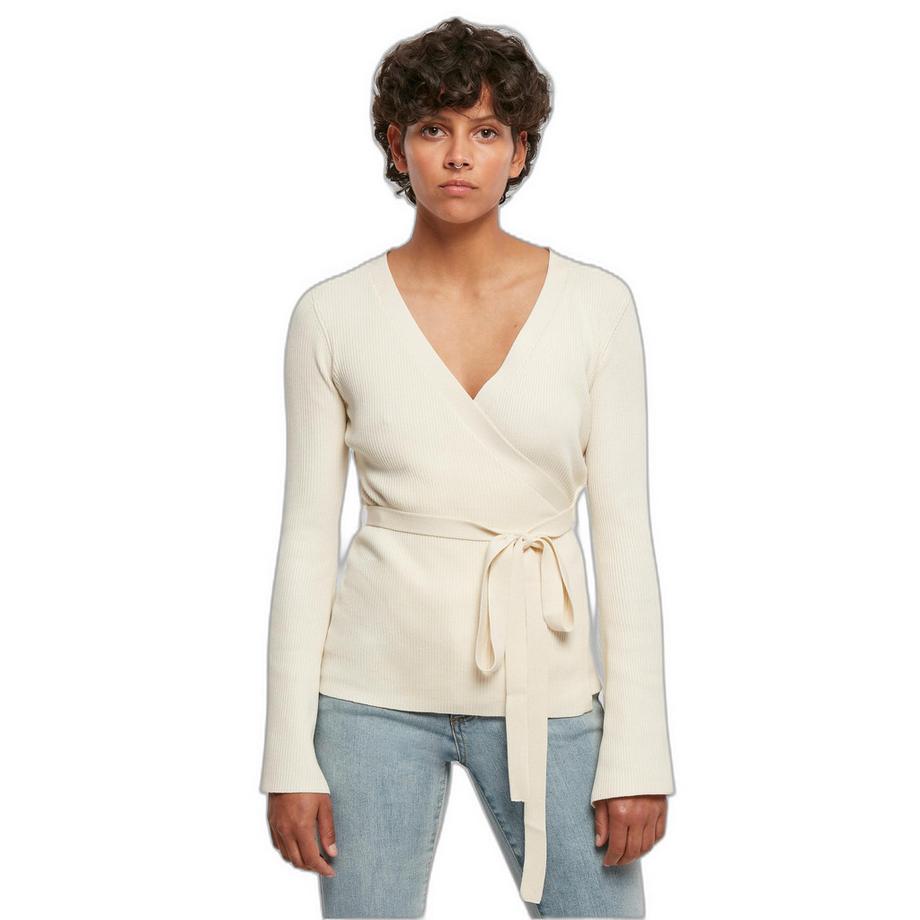 URBAN CLASSICS Gerippte Strick Wickeljacke  