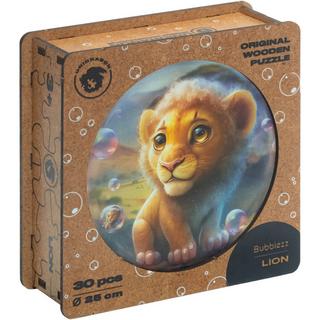 Unidragon  Bubblezz Lion (30 pièces) - Puzzle en bois pour enfants 