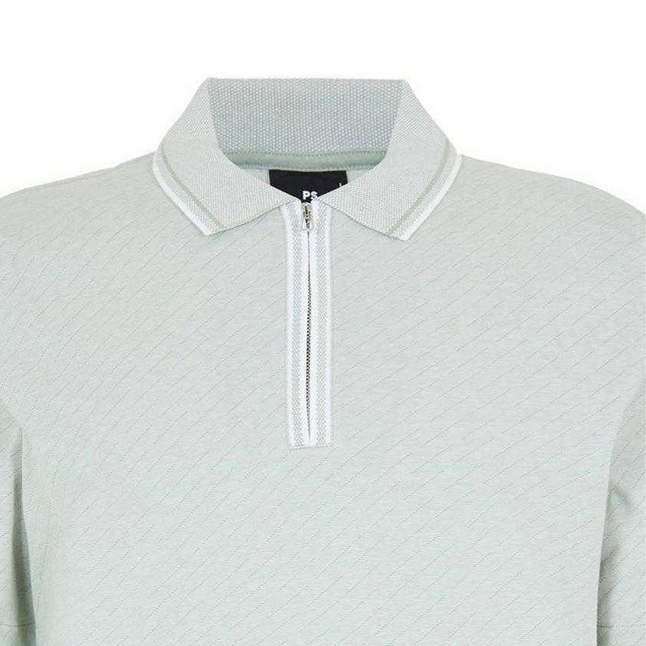 PAUL SMITH Maglietta Polo con Cerniera Corta  