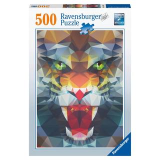 Ravensburger  Puzzle Löwe aus Polygonen (500Teile) 