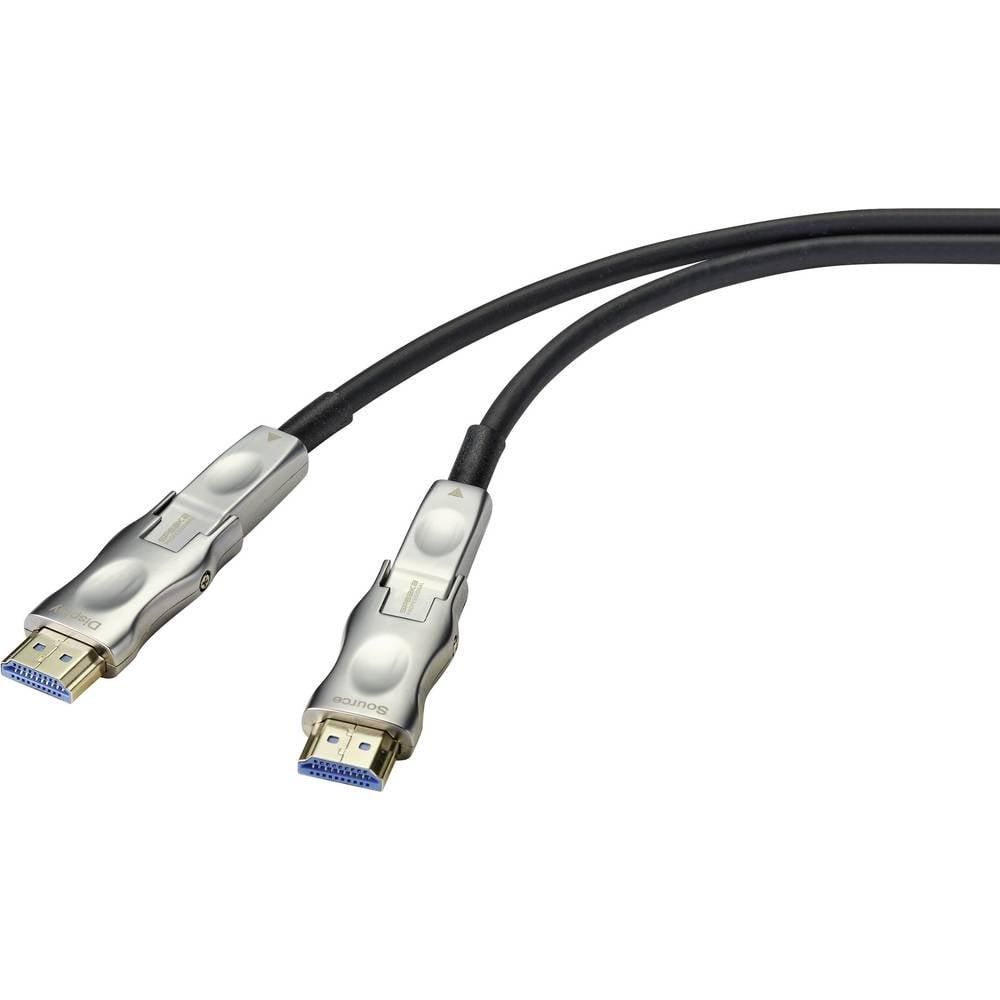 SpeaKa Professional  SpeaKa Professional SPEAKA Professional Hybrid AOC HDMI optisches Kabel mit Standard- und Micro-HDMI-Stecker, 100M 