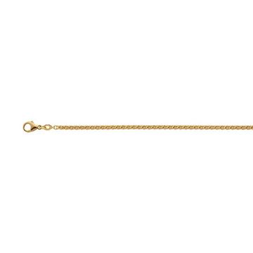 Collier Zopf Gelbgold 750, 2.5mm, 40cm