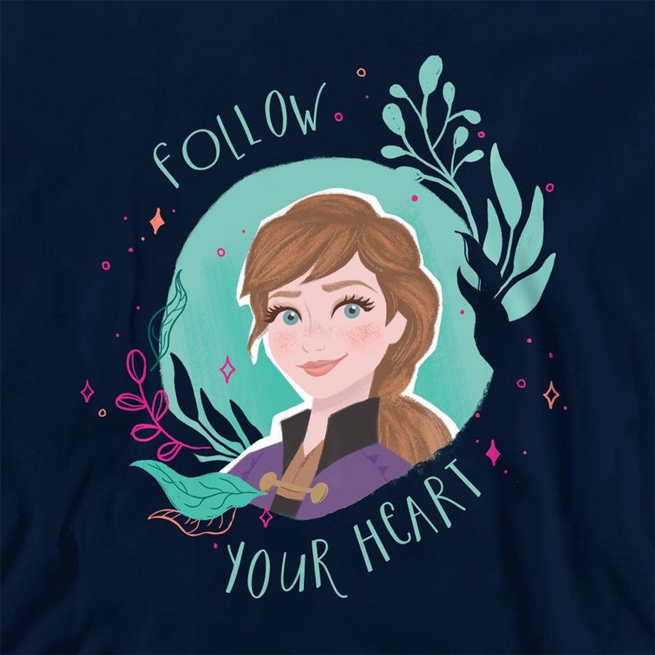FROZEN  Sweat À Capuche Motif Anna Follow Your Heart 
