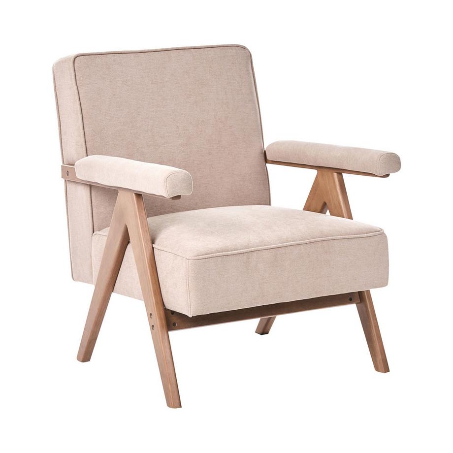 Fauteuil en Lin synthétique Minimaliste EVJE
