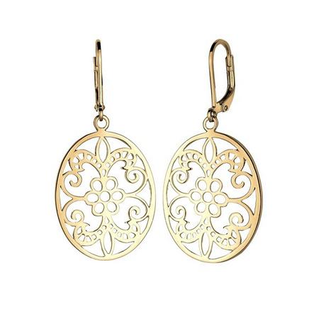 Elli  Boucles d'Oreilles Ornement Floral 