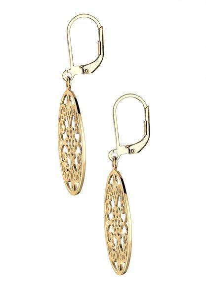 Elli  Boucles d'Oreilles Ornement Floral 