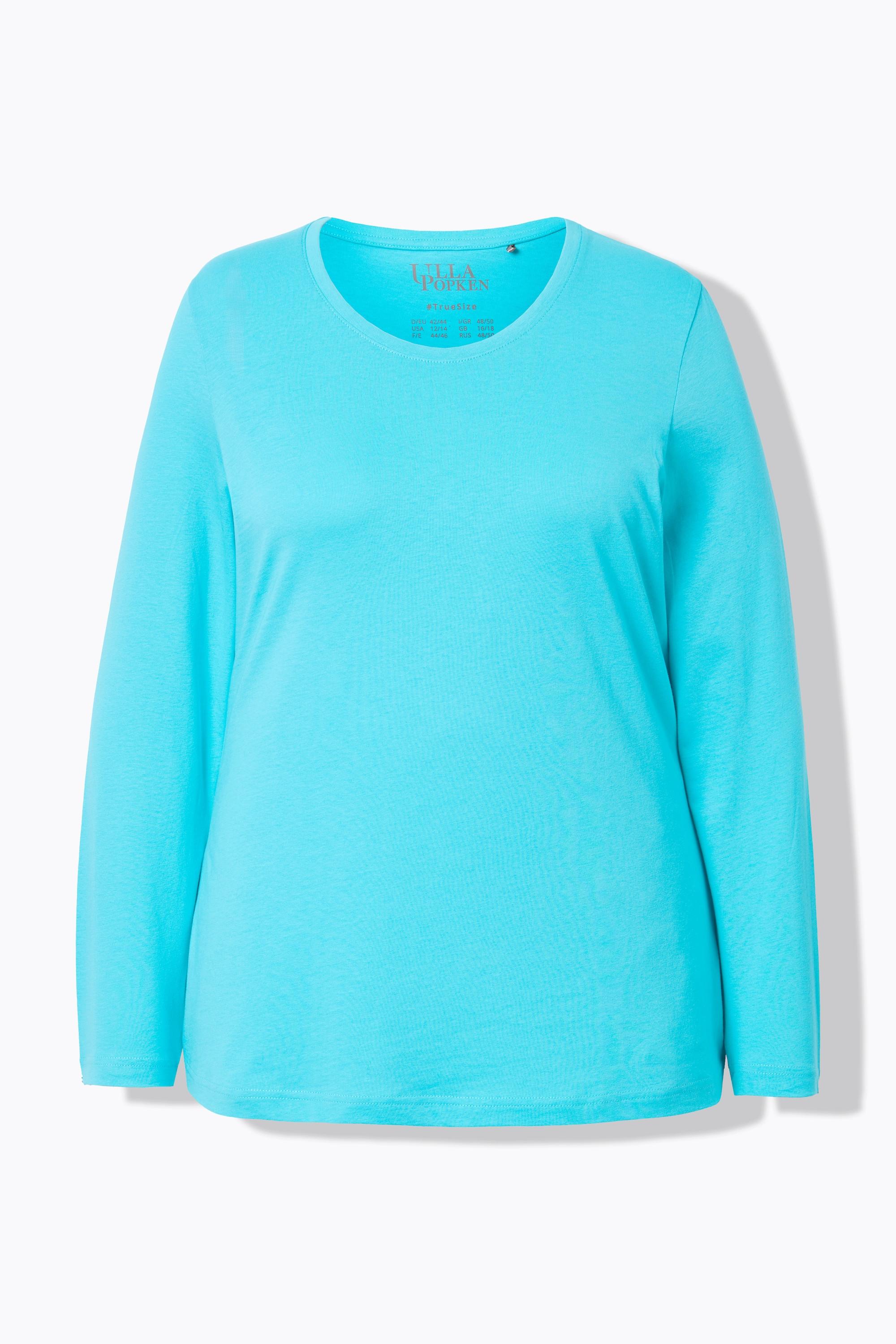 Ulla Popken Maglia Slim Maniche Lunghe Girocollo  