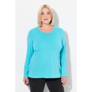 Ulla Popken Maglia Slim Maniche Lunghe Girocollo  