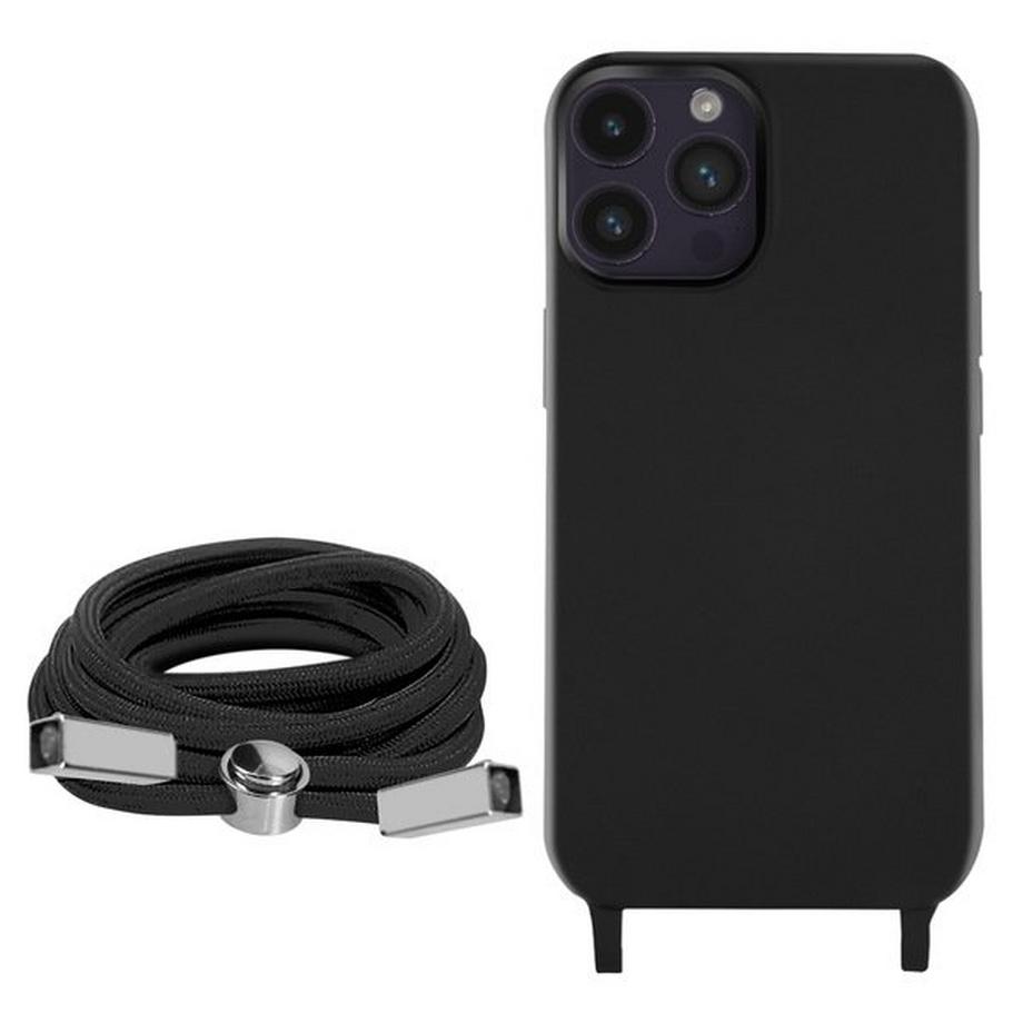 Avizar  Cover con Cordino iPhone 14 Pro Nera 