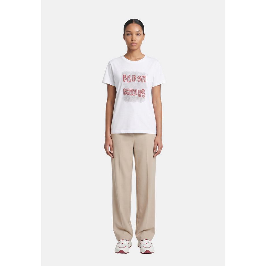 Chiara Ferretti Fresh Berries Grafikdruck T-Shirt  