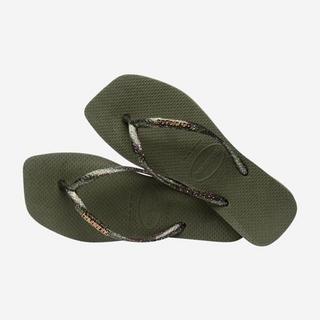 havaianas  Slim Square Logo Metallic-35-36 