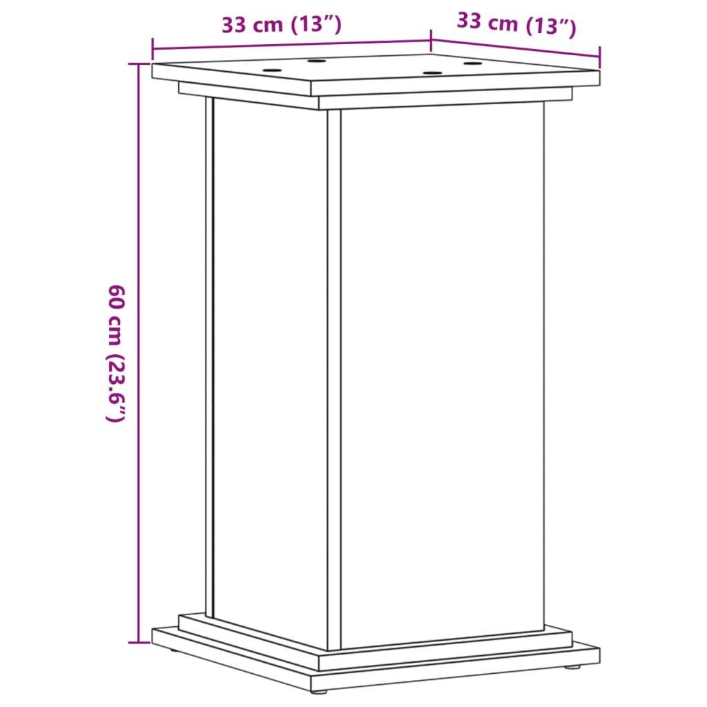 VidaXL supporto per piante Legno multistrato  