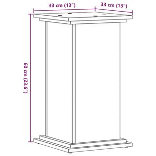 VidaXL supporto per piante Legno multistrato  