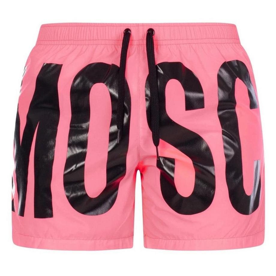 MOSCHINO Logo Print Badeshorts  