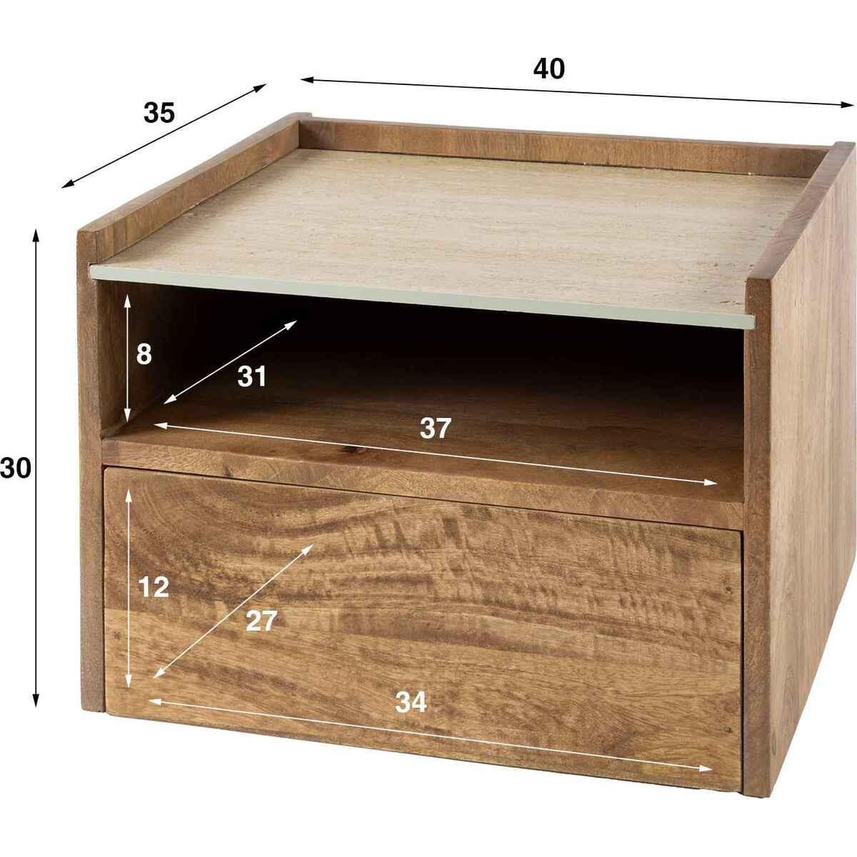 mutoni Comodino Nuovo Travertin II  