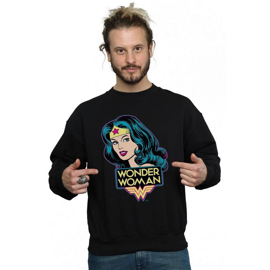 DC COMICS Wonder Woman Grafikdruck Sweatshirt  