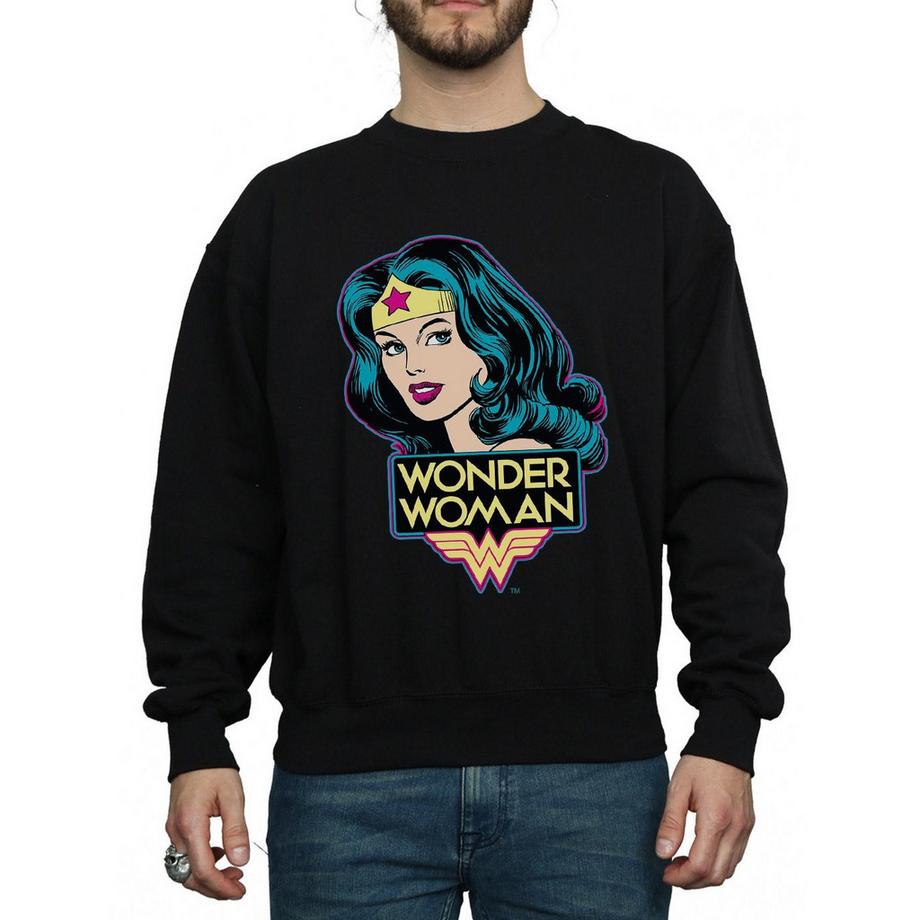 DC COMICS Wonder Woman Grafikdruck Sweatshirt  