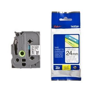 E+P Elektrik PTOUCH Band, laminiert schwarz/klar TZe-151 PT-2450DX 24 mm  