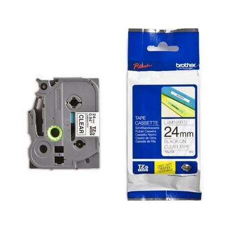 E+P Elektrik PTOUCH Band, laminiert schwarz/klar TZe-151 PT-2450DX 24 mm  