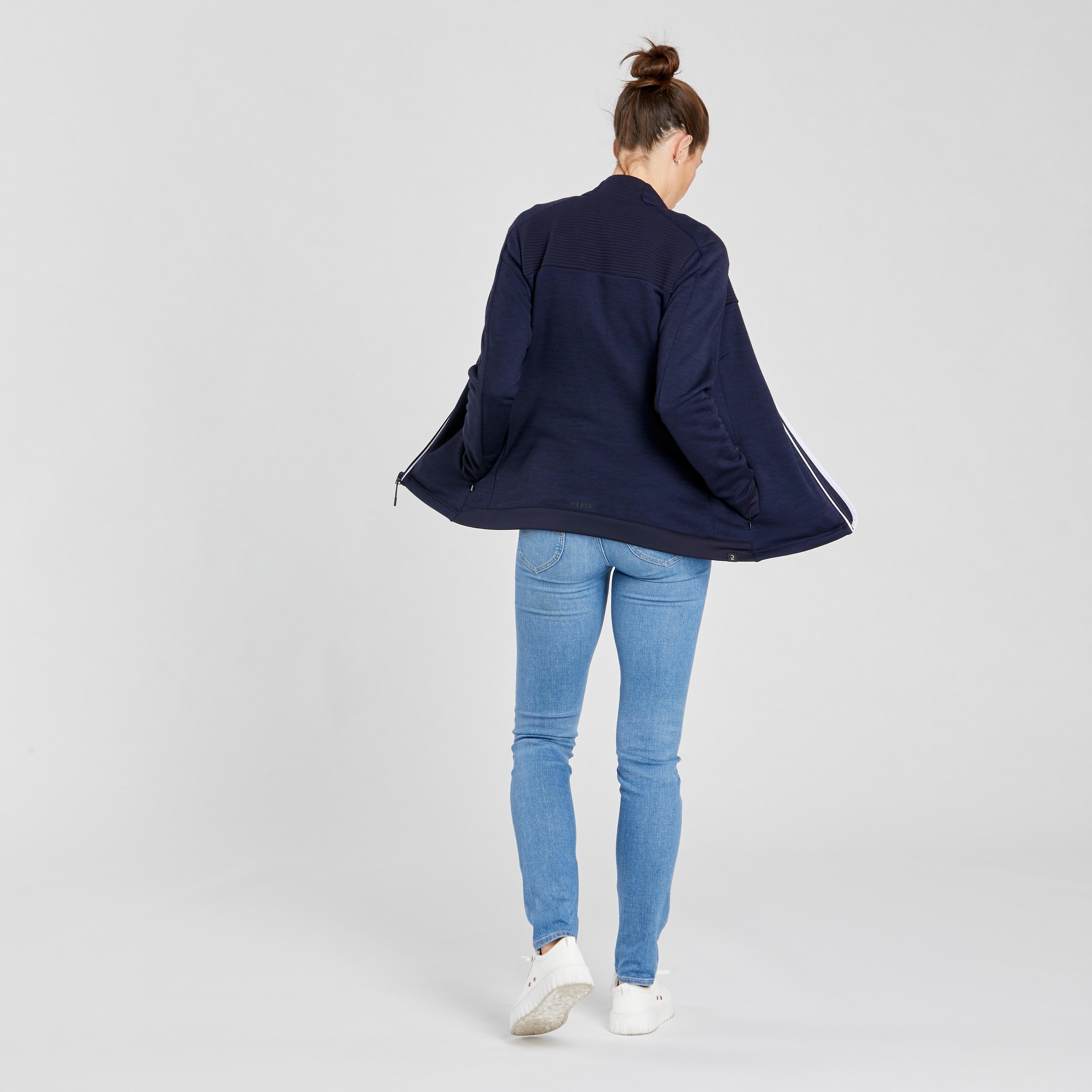 WEDZE Ski Wollfleecejacke 500 Warm  