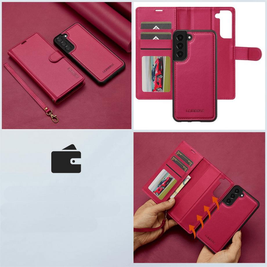 Cover-Discount  Galaxy S25+ Plus - LC.IMEEKE serie L2 custodia portafoglio divisibile 