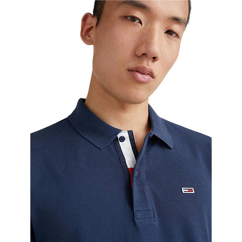 TOMMY JEANS  Poloshirt, Mit Kragen, Schmal 