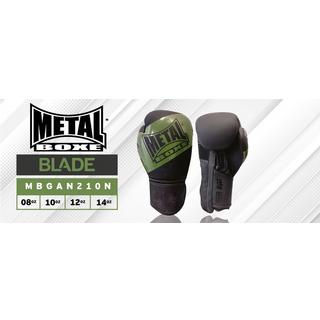 METALBOXE  Gant Blade Noir Kaki 14 Oz 