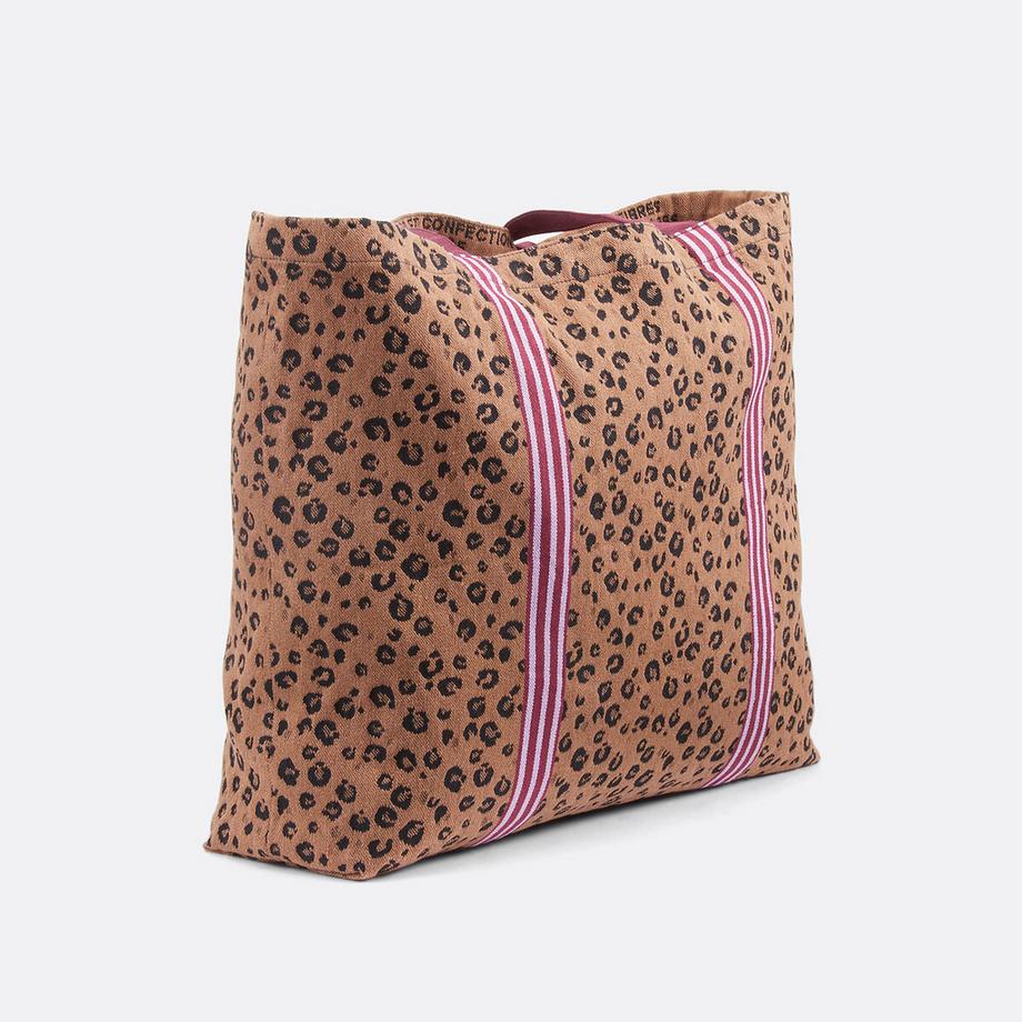 La Redoute Collections Borsa Tote Stampa Leopardo  