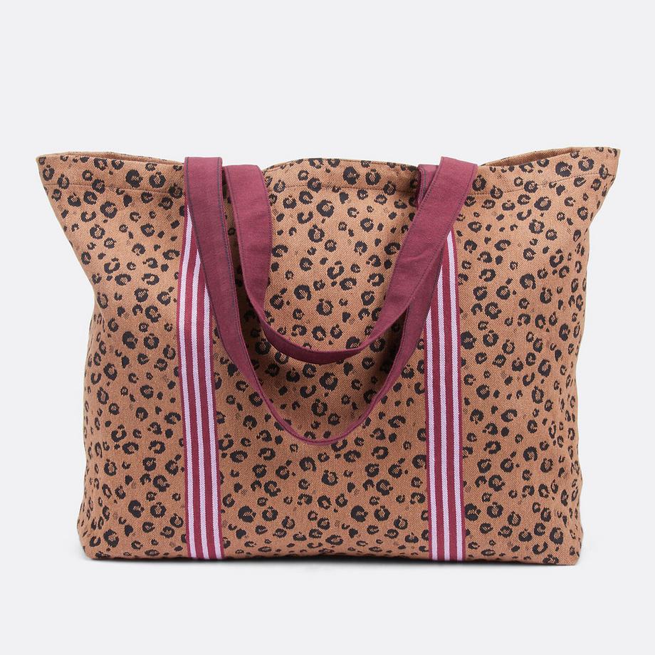 La Redoute Collections Borsa Tote Stampa Leopardo  