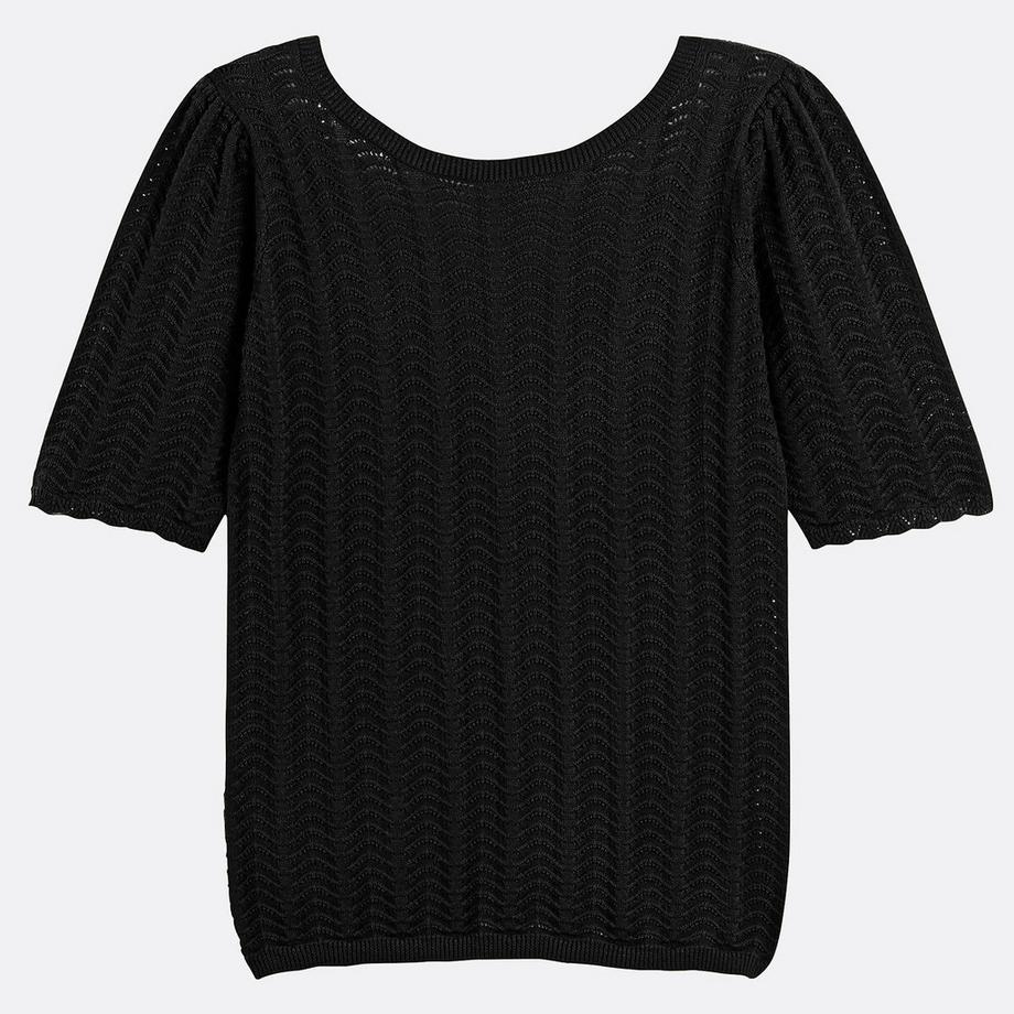 La Redoute Collections Feinstrick Rundhals Pullover  