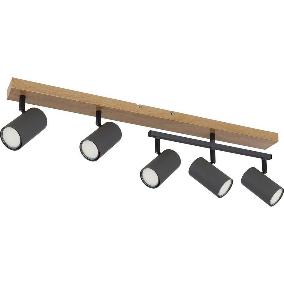 mutoni Spot Robby métal graphite foncé 5xGU10  