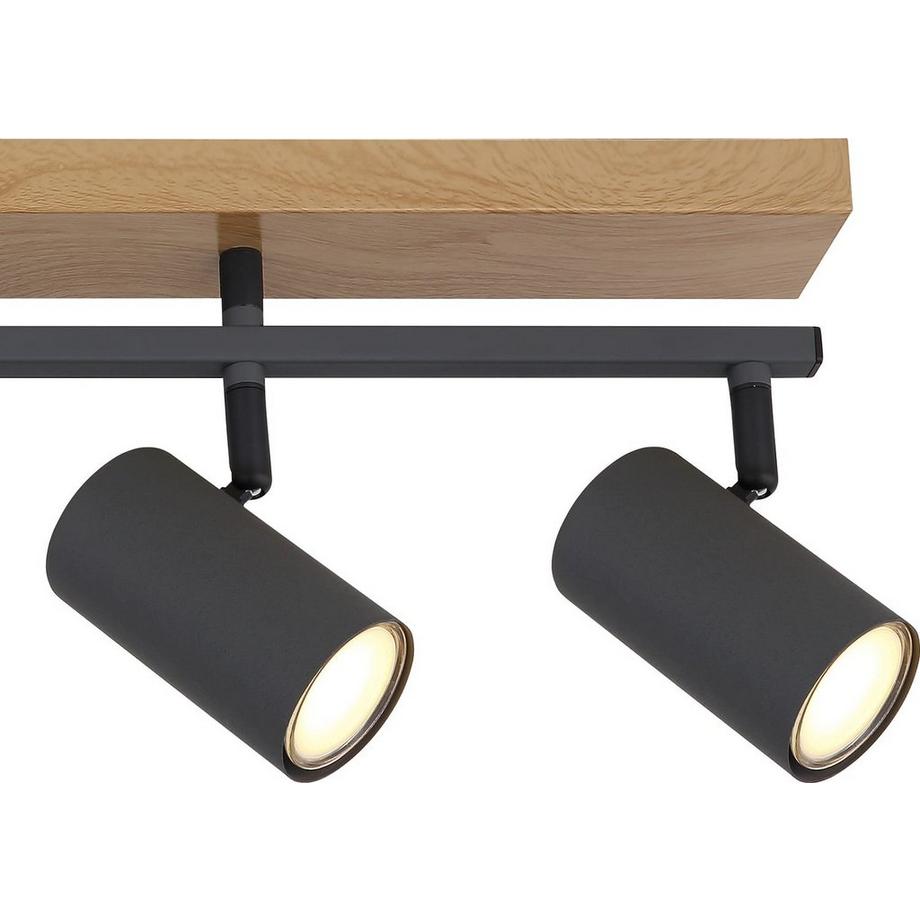 mutoni Spot Robby métal graphite foncé 5xGU10  