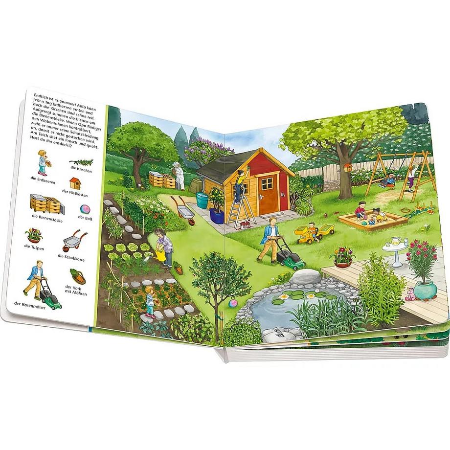 Mein großes Sachen suchen: Bei uns im Garten Gernhäuser, Susanne; Ebert, Anne (Illustrationen) Gebundene Ausgabe 