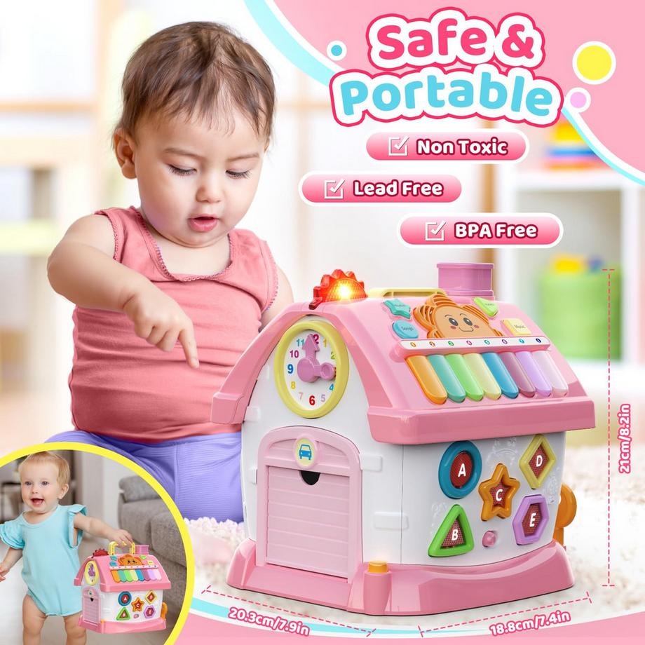 Activity-board  Multi Function House Baby Toy with Music 