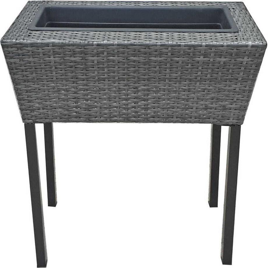 mutoni Lit surélevé Iris gris foncé (set de 2)  