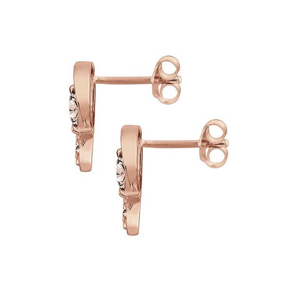 Elli  Ohrringe Herz Liebe Kristalle 