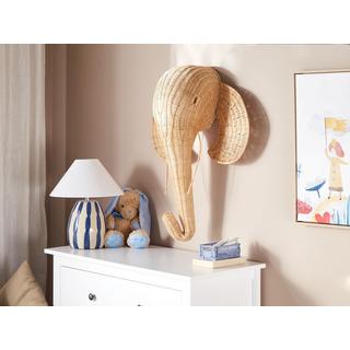 Beliani Decorazione da parete en Rattan Boho GRUNEY  