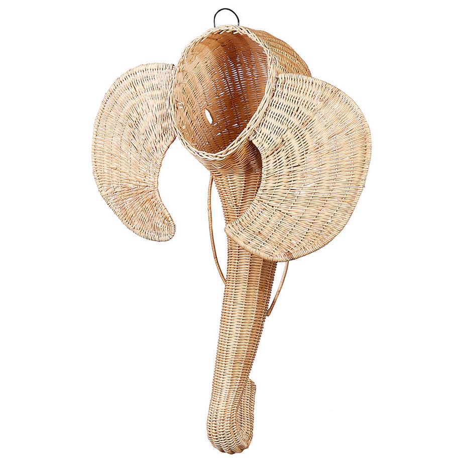 Beliani Décoration murale en Rotin  GRUNEY  