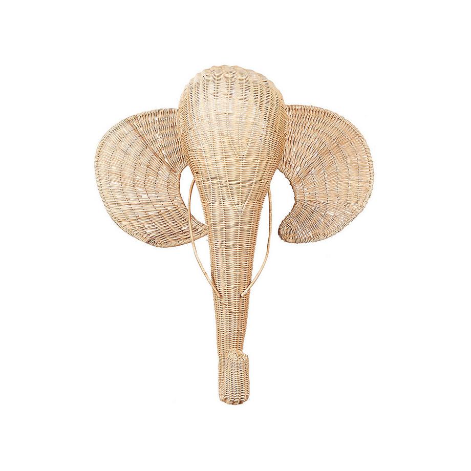 Beliani Décoration murale en Rotin  GRUNEY  