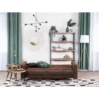 Beliani 3 Sitzer Sofa aus Kunstleder Industriell ABERDEEN  