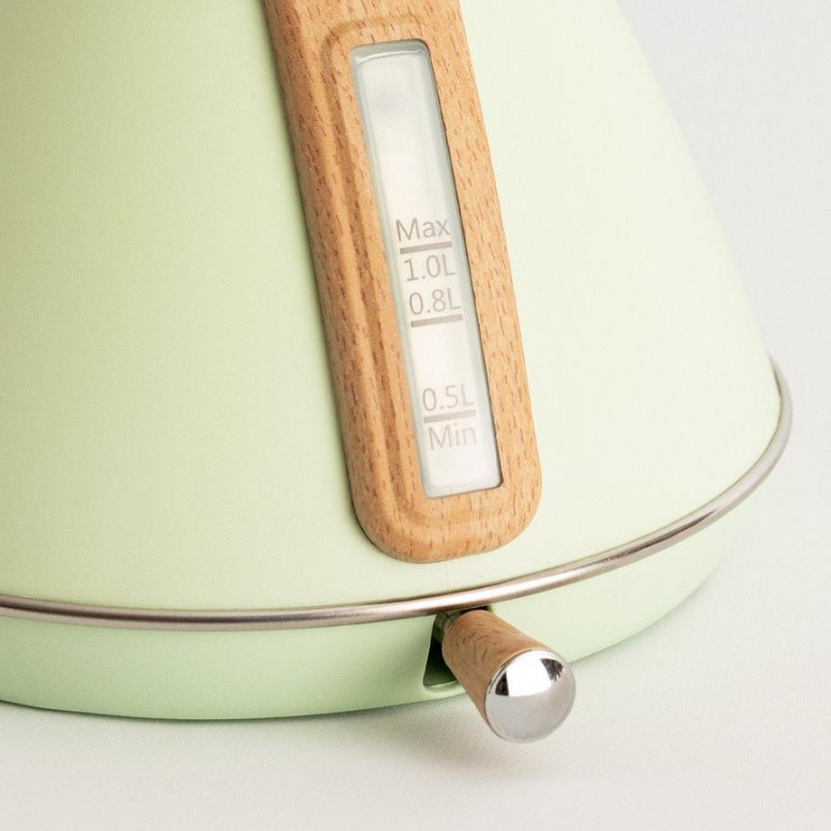 CREATE KETTLE RETRO M - Wasserkocher 1 L pastelgrün  
